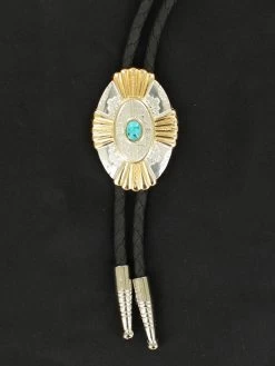 Double S 22113 Southwestern Bolo Tie Gold
