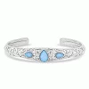 Montana Silversmiths BC5117 Womens Crystal Pools Cuff Bracelet Silver -Western Cowboy Equipment 1ct3ucaa