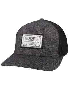 Hooey 2003CHBK "Doc" 5-Panel Flexfit Trucker Hat Black