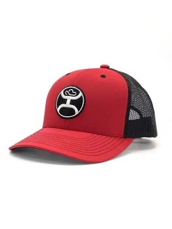Hooey 2146T-RDBL Mens Primo Red/Black Snapback Hat