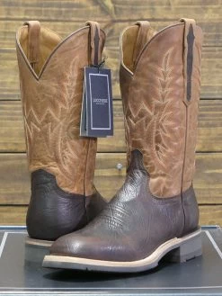 Lucchese M4090.WF Mens Rudy Peanut Cowhide Performance Cowboy Boots Chocolate 13 Lucchese M4090.WF Mens Rudy Peanut Cowhide Performance Cowboy Boots Chocolate -Western Cowboy Equipment 4090 WF 7