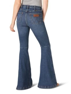 Wrangler 11MPFKP Womens Retro High Rise Green Trumpet Flare Jean Paige 8 Wrangler 11MPFKP Womens Retro High Rise Green Trumpet Flare Jean Paige -Western Cowboy Equipment Back 679201f0 b9d2 42dd a801 8f5beef9c790
