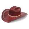 Renegade By Bailey Red Florence Western Straw Hat RD1404 -Western Cowboy Equipment Bailey Hat Renegade 1