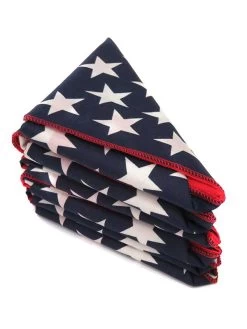 American Flag Bandana 21" -Western Cowboy Equipment Bandana Flag 3 1