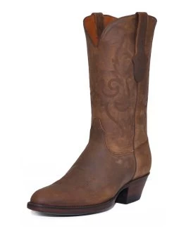 Black Jack Mens Oil Calf Tan Western Boots TN350-24