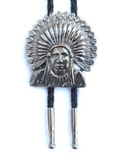 Indian Chief Western Bolo Tie BT5012 - D
