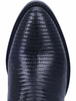 Dan Post DP3050R Mens Winston Lizard R-Toe Western Boots Black -Western Cowboy Equipment DP3050R 4