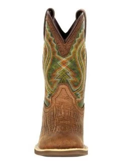 Durango DBT0229 Kids Lil Maverick Old Town Cowboy Boot Briar Green 9 Durango DBT0229 Kids Lil Maverick Old Town Cowboy Boot Briar Green -Western Cowboy Equipment DURANGO DBT0229C 4