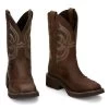 Justin GY9984 Womens Western Cowhide Inji Boot Brown -Western Cowboy Equipment FrontSide 290b63bd 392a 450f 88e4 3b175b1bbaf5