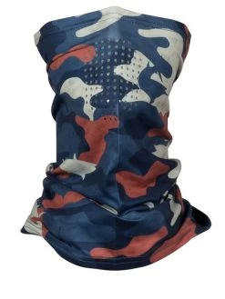 Salt Life SLFSH030 Multifunctional Face Shield Rogue Seas Blue