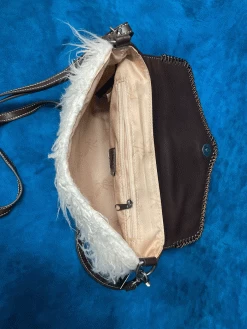 Angel Ranch D330001808 Ladies Angora Crossbody Bag Tooled Flap Tan -Western Cowboy Equipment IMG 0646 18449951 001a 4826 9f36 18a76d79588f