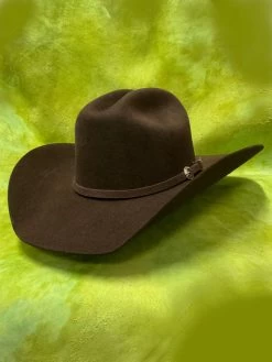 Justin JF0342RDEO4008 Rodeo 3X Rodeo Wool Felt Cowboy Hat Brown