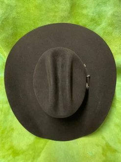 Justin JF0342RDEO4008 Rodeo 3X Rodeo Wool Felt Cowboy Hat Brown -Western Cowboy Equipment IMG 0736