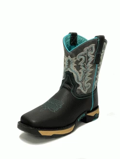 Corral W5000 Ladies Farm & Ranch Square Toe Work Boot Black