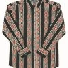 Wrangler 112318638 Mens Checotah Long Sleeve Western Snap Printed Shirt Black -Western Cowboy Equipment IMG 4630