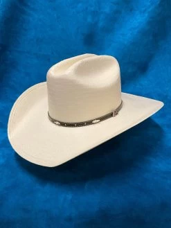 Justin JS1156BKHJ4004Y Kids Black Hills Jr Straw Hat Ivory