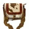 Myra Bag S-6220 Womens Blaze Handtooled Bag Brown -Western Cowboy Equipment IMG 5314
