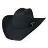 Bullhide LEGACY 8X 0518BL Premium Felt Hat Black -Western Cowboy Equipment Legacy 8Xbl