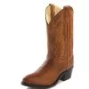 Old West 8129 CCY8129G Kids Western Boots Tan Distressed 1 Old West 8129 CCY8129G Kids Western Boots Tan Distressed -Western Cowboy Equipment Old West Kid 8129