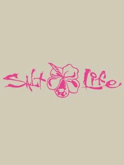 Salt Life SAD931 Signature HIBISCUS Decal Sticker