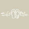 Salt Life SAD917 Signature Sandal Decal Sticker -Western Cowboy Equipment Salt Life SAD917 WHT MED