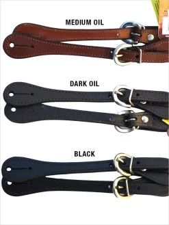 Ladies Leather Show Western Spur Straps 78-3643L