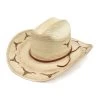 SunBody HGKC-LHB3 Kids Distressed Longhorn Cattleman Straw Hat Natural -Western Cowboy Equipment Sunbody Hat Kid HGKC Longhorn 1