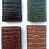 Skin Shop 2206 Mens Genuine Caiman Tri-Fold Wallet Multi -Western Cowboy Equipment Wallet 2206 multi 1