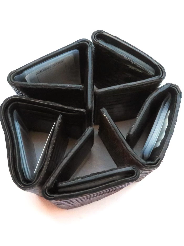 Skin Shop 2206 Mens Genuine Caiman Tri-Fold Wallet Multi 5 Skin Shop 2206 Mens Genuine Caiman Tri-Fold Wallet Multi - Image 3