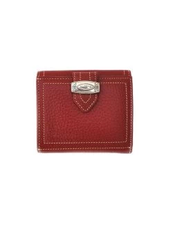 Brighton T10077 Mardi Gras Leather Small Wallet Red - D