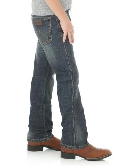 Wrangler 88JWZBZ 88BWZBZ Kids Retro Slim Straight Jean -Western Cowboy Equipment Wrangler Jeans 88JWZBZ 3