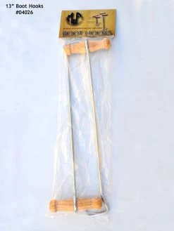 Boot Hooks Chrome Long - 13"