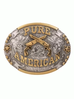AndWest 713 Pure American Buckle Gold And Silver