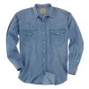Resistol R1A000600A-LD Mens Rawlins Snap Shirt Light Denim -Western Cowboy Equipment front b2b0aa97 2f54 437d 82fb 90f883ff6095