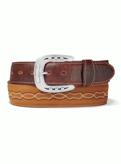 Tony Lama C42745 Mens Maverick Belt Brown