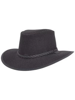 American Hat Makers SOAKER Breathable Wide Brim Sun Hat Black