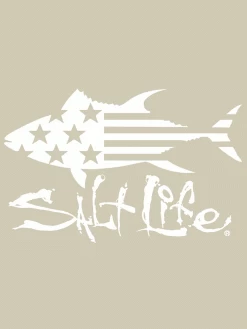 Salt Life SAD966 Tuna Flag Decal Sticker
