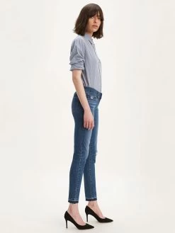 Levis Levi's 195580075 Womens 711 Skinny Ankle Jeans Maui Indigo -Western Cowboy Equipment levis 195580075 3