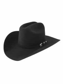 Stetson SBAPCH-754007 Apache 4X Buffalo Felt Hat Black