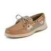 Sperry 9276619 Womens Bluefish Linen 2-Eye Boat Shoe Linen Oat -Western Cowboy Equipment sperry 9276619 1