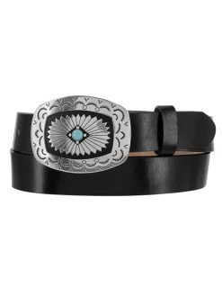 Tony Lama C51283 Womens The Santa Rosa Belt Black
