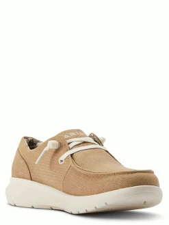 Ariat 10040280 Womens Hilo Shoe Washed Tan Canvas -Western Cowboy Equipment utv3mtvc