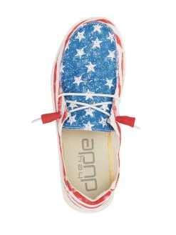 Hey Dude 121412698 Womens Wendy Shoe Star Spangled - 10 -Western Cowboy Equipment whhyhyyu