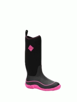Muck Boot Company Muck HAW-404 Womens Hale Boot Black/Hot Pink