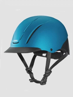 Troxel 04-533 Spirit™ Low Profile Equestrian Helmet Teal Duratec