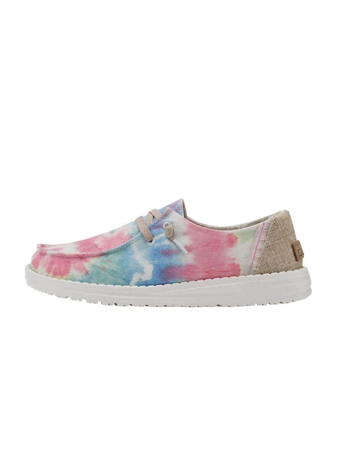 Hey Dude 121419863 Womens Wendy Boho Shoe Mandala Tie Dye - 5 3 Hey Dude 121419863 Womens Wendy Boho Shoe Mandala Tie Dye - 5